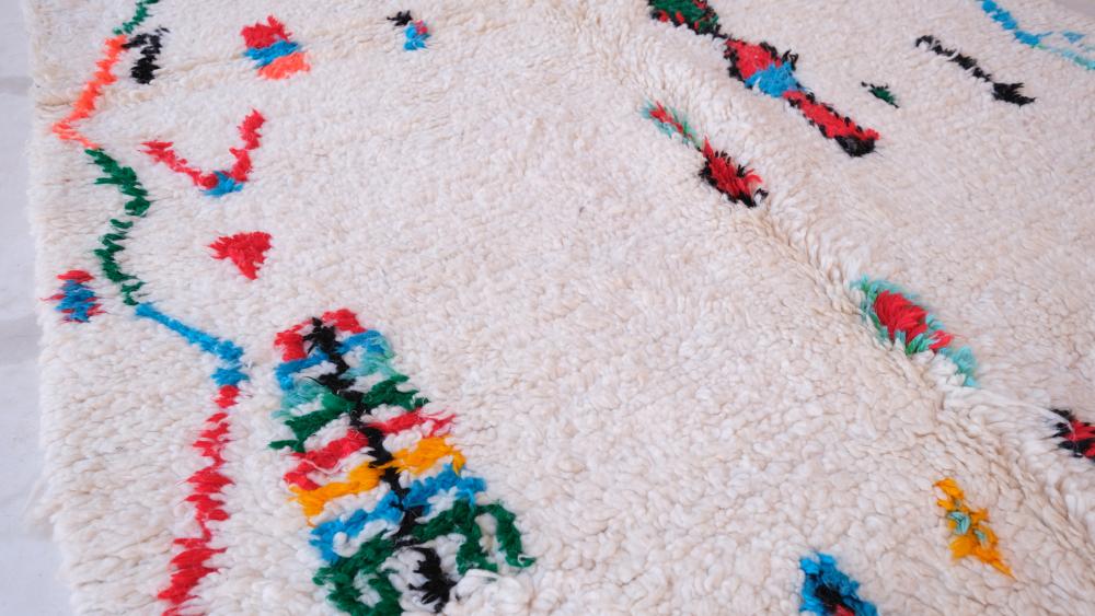 New Azilal 250.00 cm x 137.00 cm | Handcrafted Azilal Wool & Cotton Rug