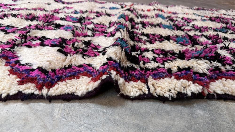 New Azilal 252.00 cm x 144.00 cm | Abstract Azilal Rug | Hand-Knotted Moroccan Artisan Rug