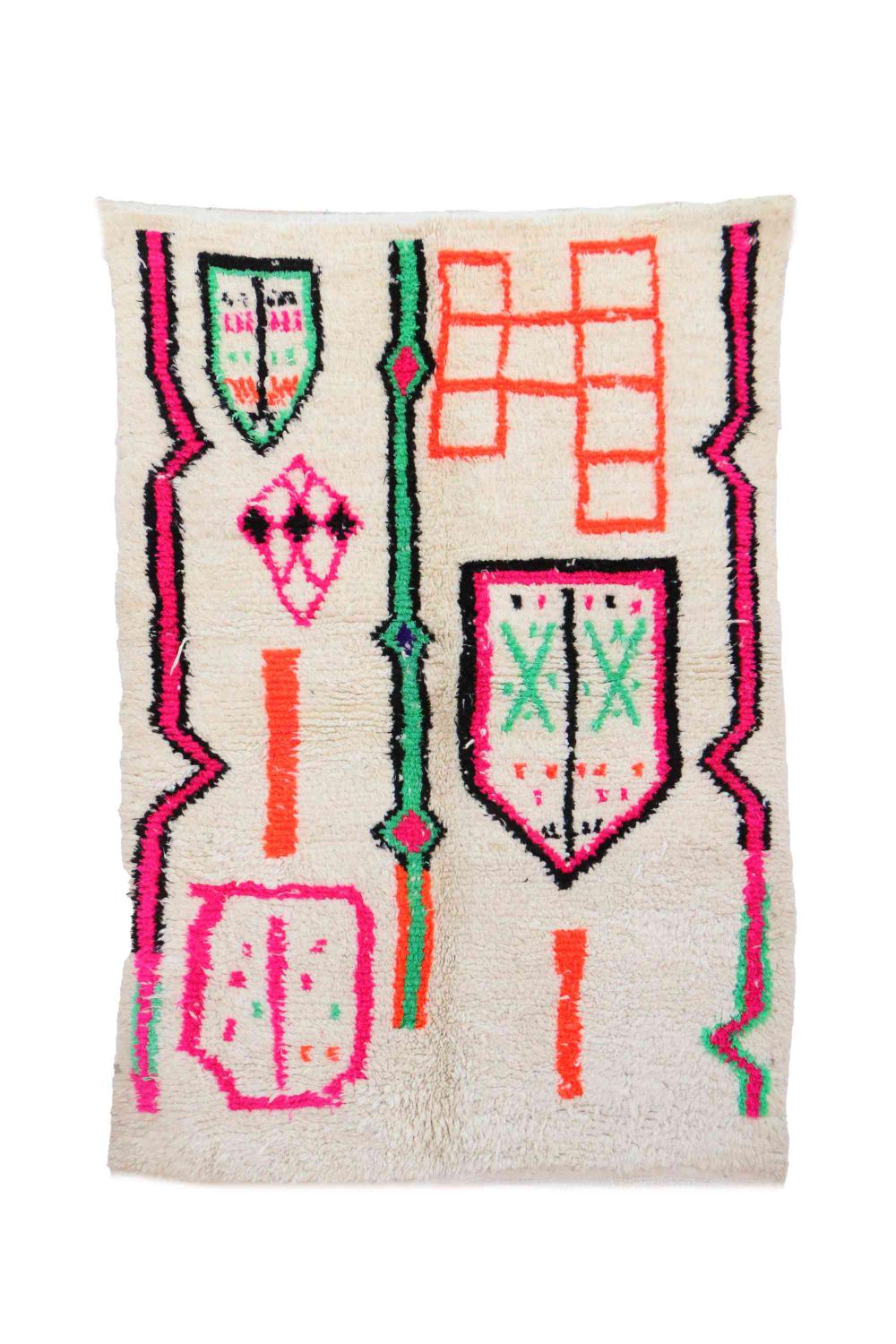 New Azilal 6.63x4.59 ft | 202x140 cm | Affordable Moroccan Rugs Available Now