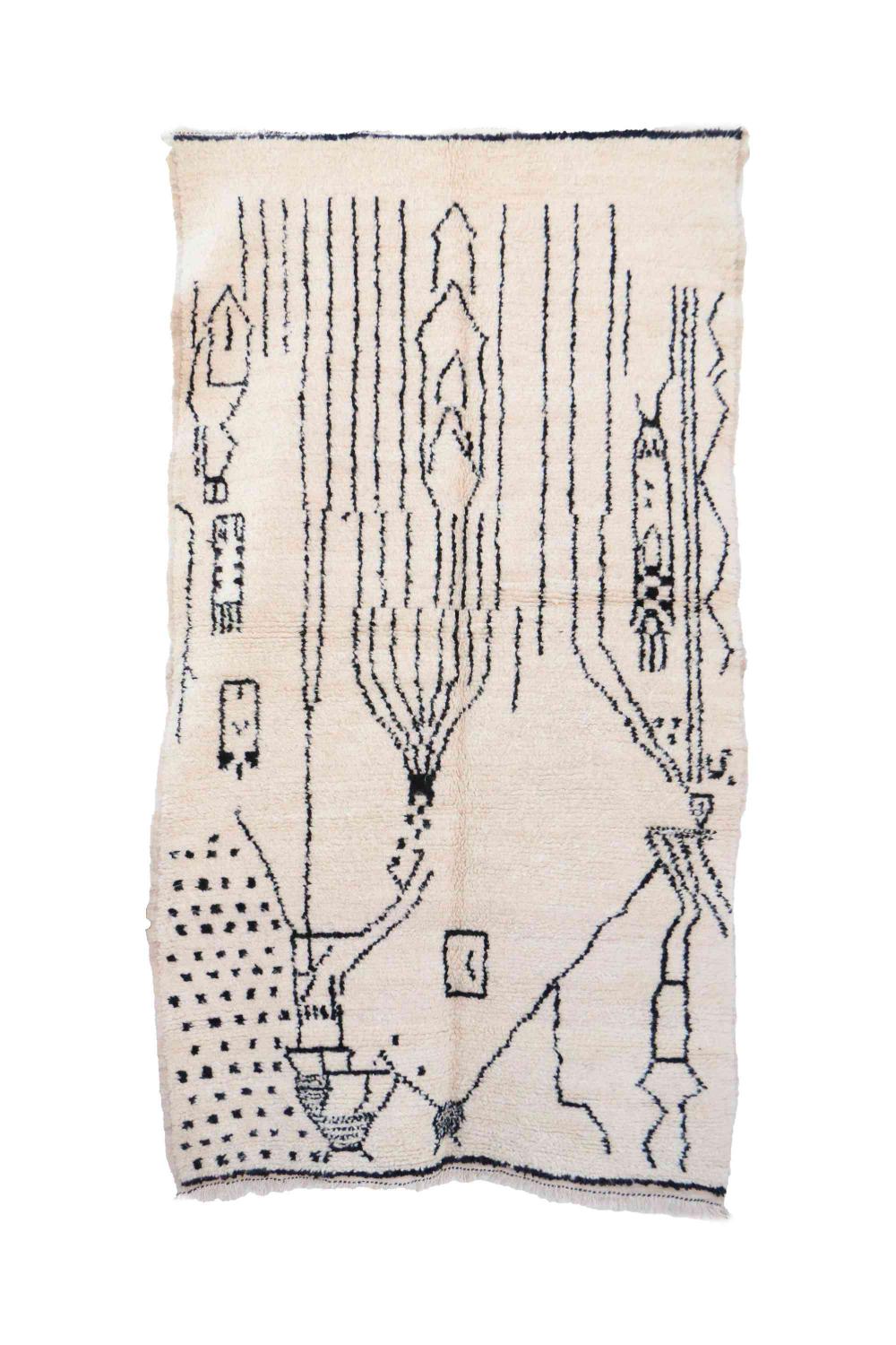 New Azilal 256.00 cm x 142.00 cm | Azilal Moroccan Area Rugs Available