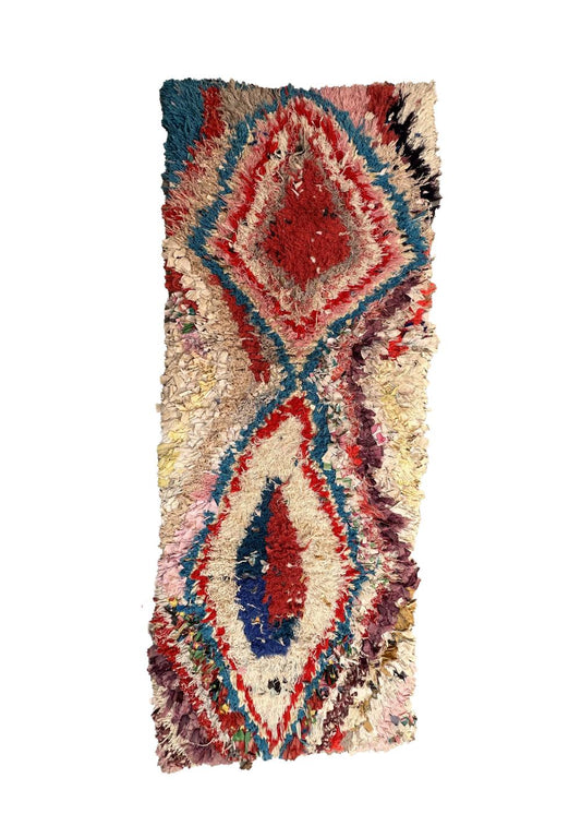 Vintage Boucherouite 193.00 cm x 75.00 cm