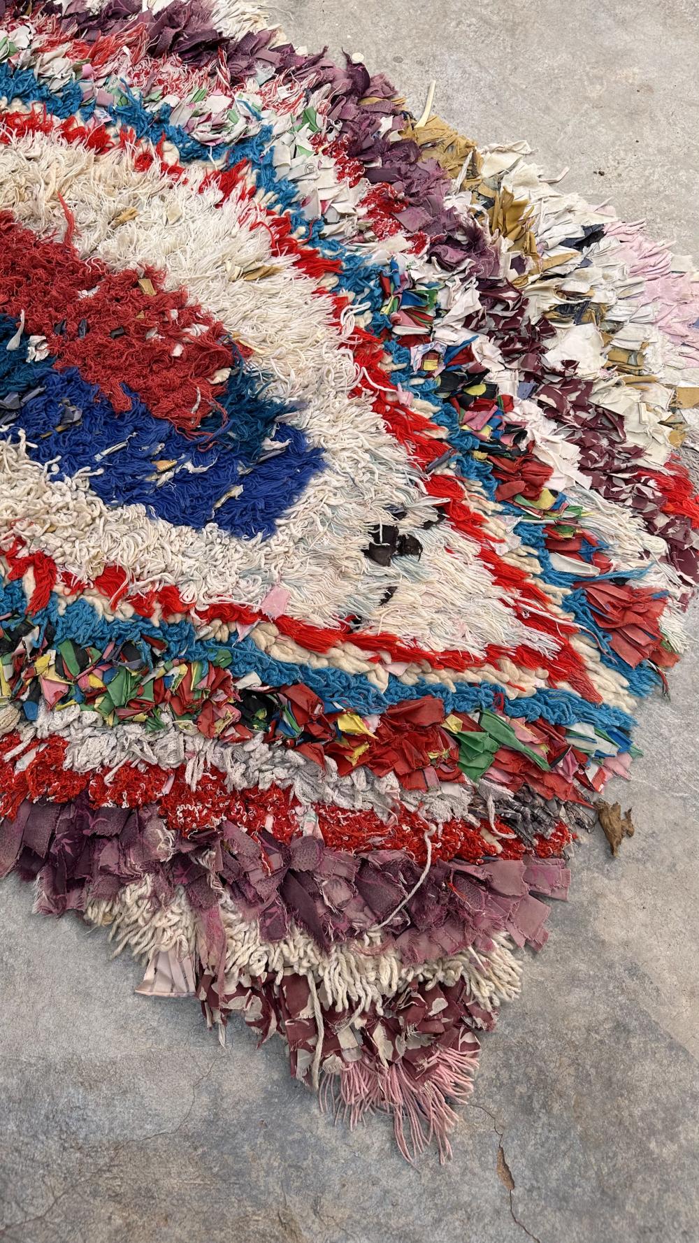 Vintage Boucherouite 193.00 cm x 75.00 cm