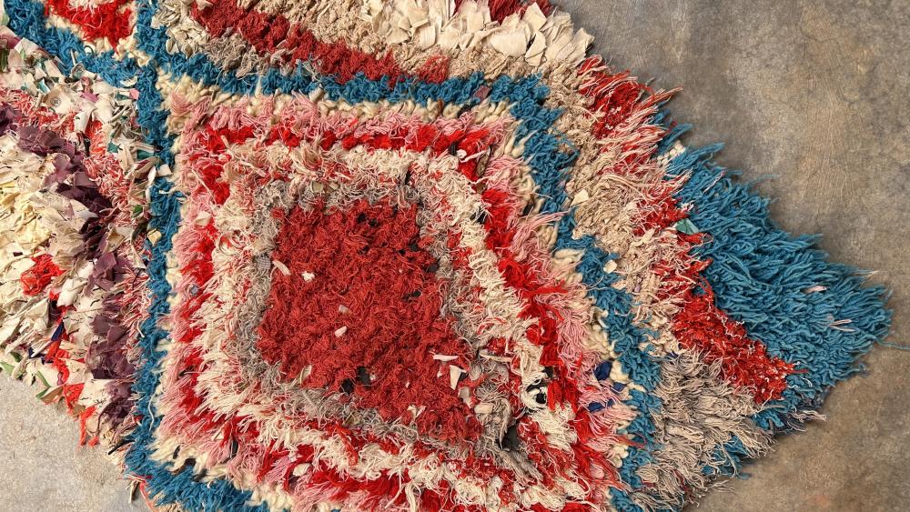 Vintage Boucherouite 193.00 cm x 75.00 cm