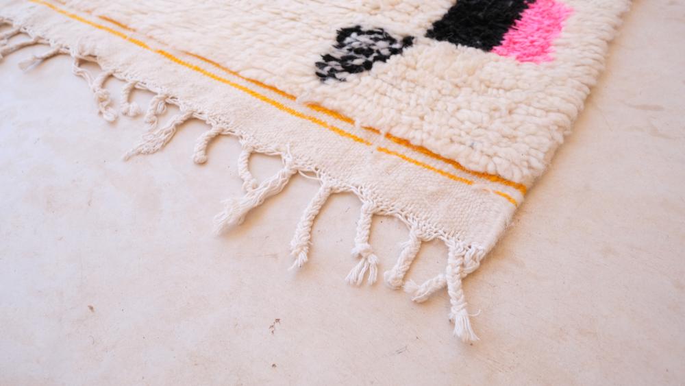 New Azilal 234.00 cm x 129.00 cm | Hand-Knotted Wool & Cotton Rug