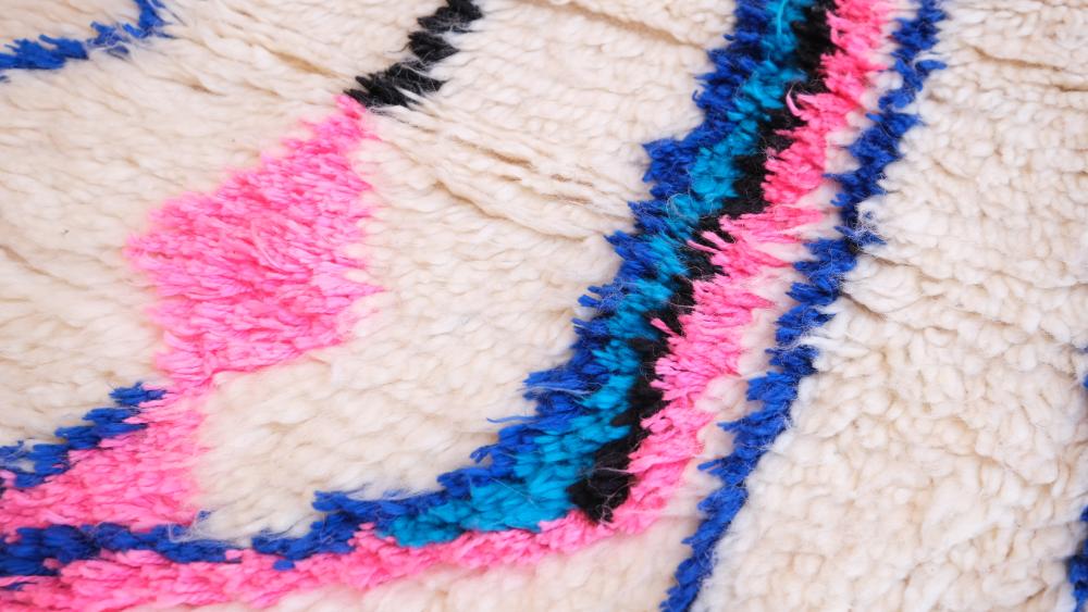 New Azilal 234.00 cm x 129.00 cm | Hand-Knotted Wool & Cotton Rug