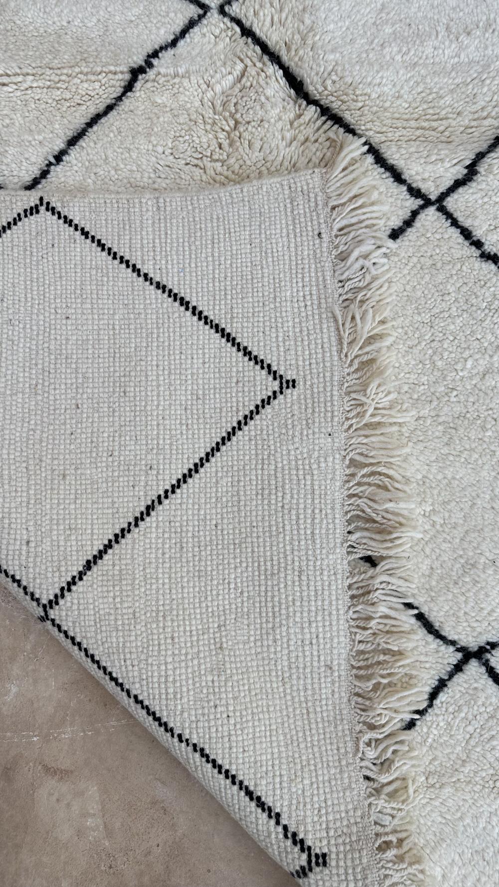 New Beni Ourain 202.00 cm x 154.00 cm