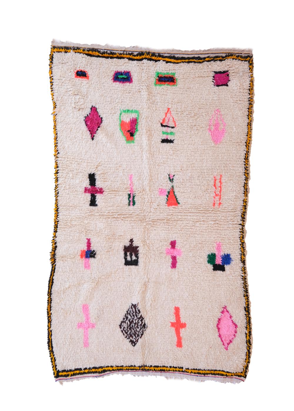 New Azilal 7.48x4.89 | 228x149 cm | Azilal Modern Moroccan Rug Handcrafted Elegance