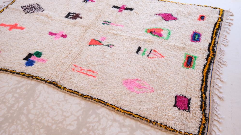 New Azilal 7.48x4.89 | 228x149 cm | Azilal Modern Moroccan Rug Handcrafted Elegance