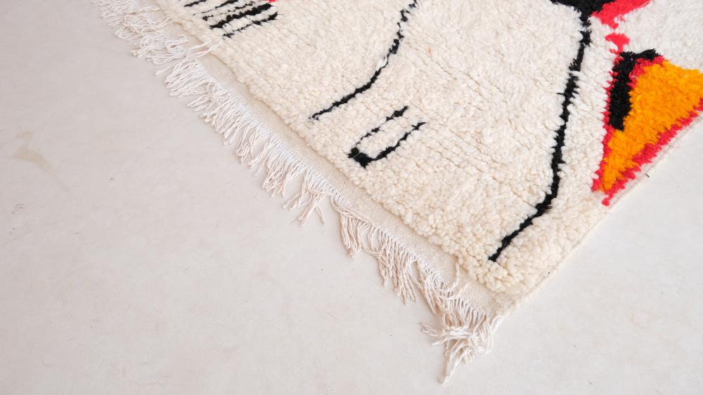 New Azilal 259.00 cm x 145.00 cm | Authentic Azilal Washable Moroccan Rug