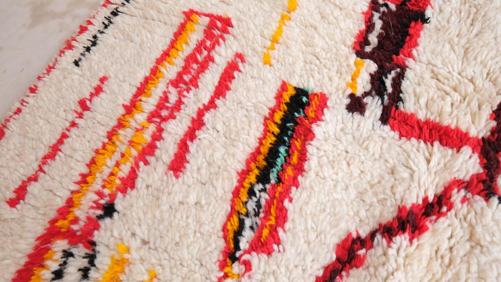 New Azilal 259.00 cm x 145.00 cm | Authentic Azilal Washable Moroccan Rug