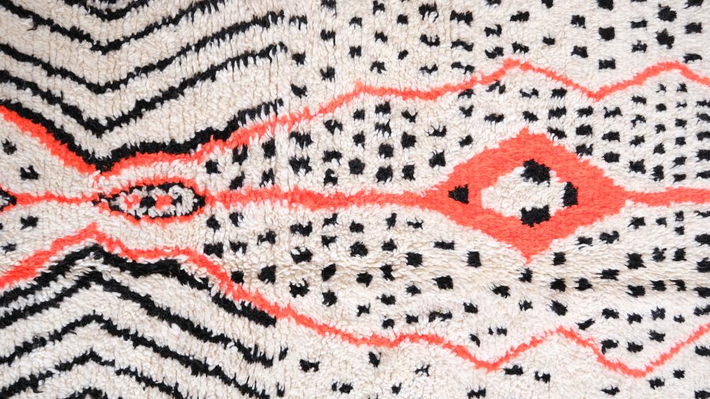 New Azilal 262.00 cm x 141.00 cm | Beautiful Azilal Moroccan Berber Rugs