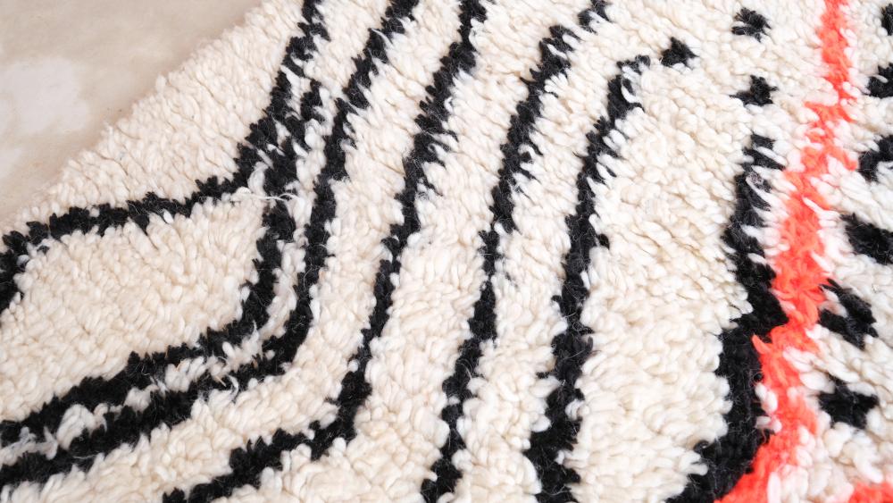 New Azilal 262.00 cm x 141.00 cm | Beautiful Azilal Moroccan Berber Rugs