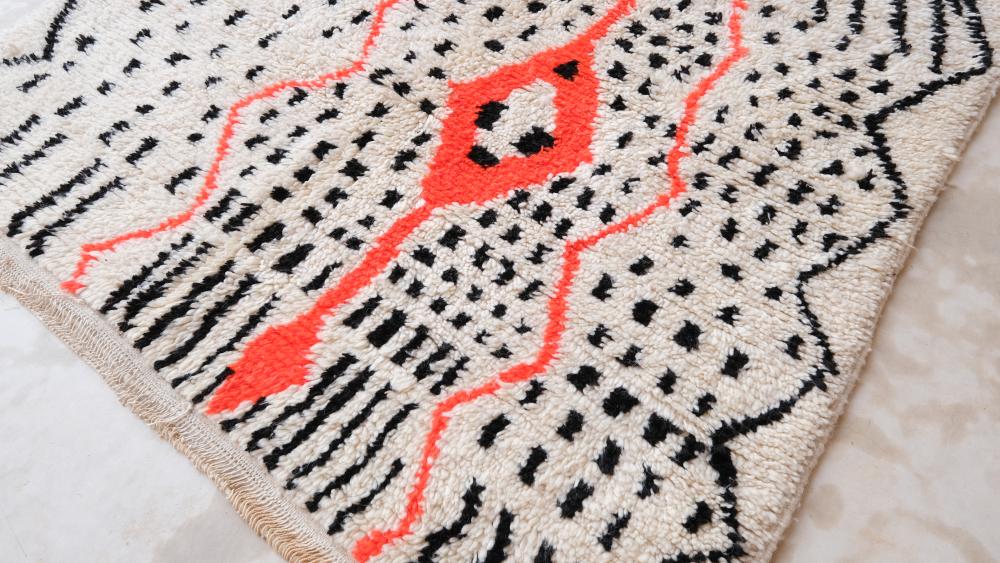 New Azilal 262.00 cm x 141.00 cm | Beautiful Azilal Moroccan Berber Rugs