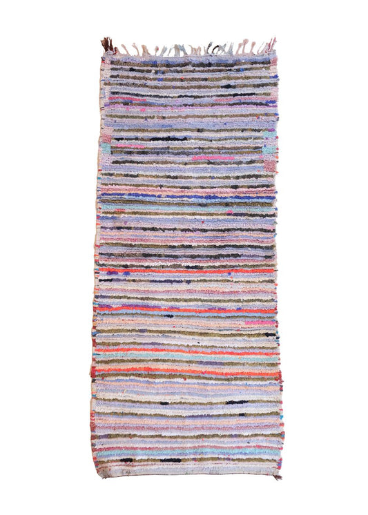 Vintage Boucherouite 239.00 cm x 110.00 cm