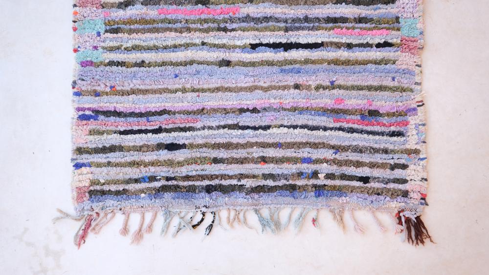 Vintage Boucherouite 239.00 cm x 110.00 cm