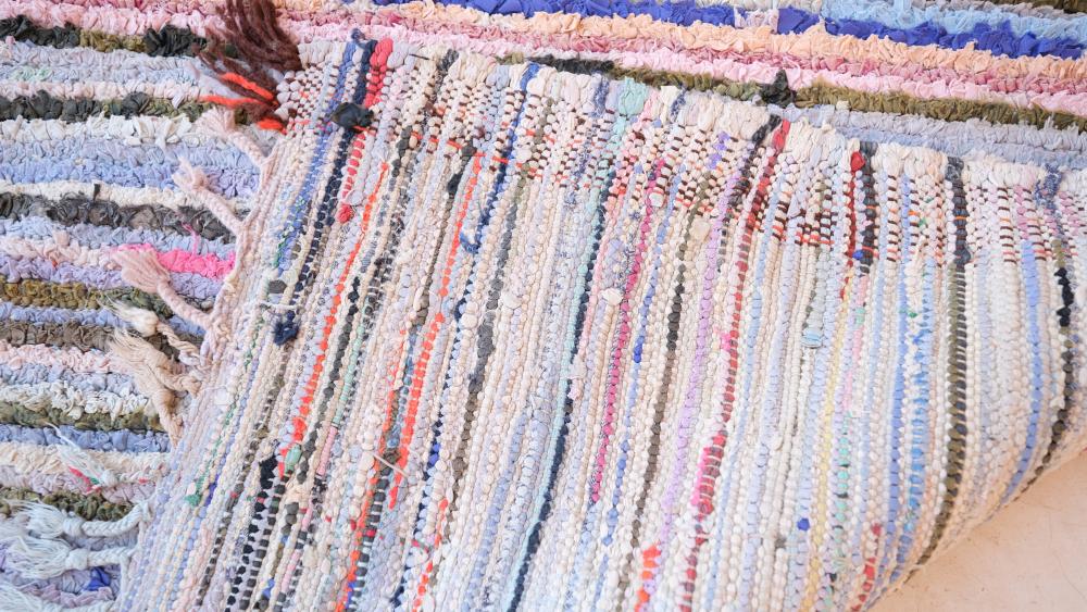 Vintage Boucherouite 239.00 cm x 110.00 cm