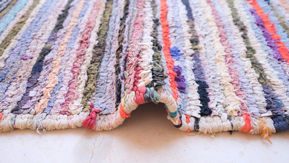 Vintage Boucherouite 239.00 cm x 110.00 cm