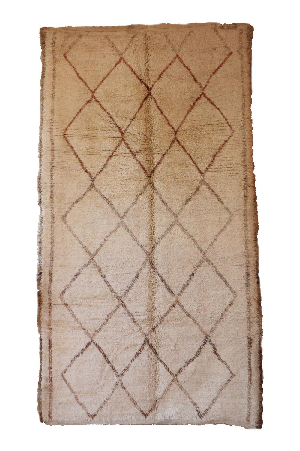 Vintage Beni Ourain 300.00 cm x 164.00 cm