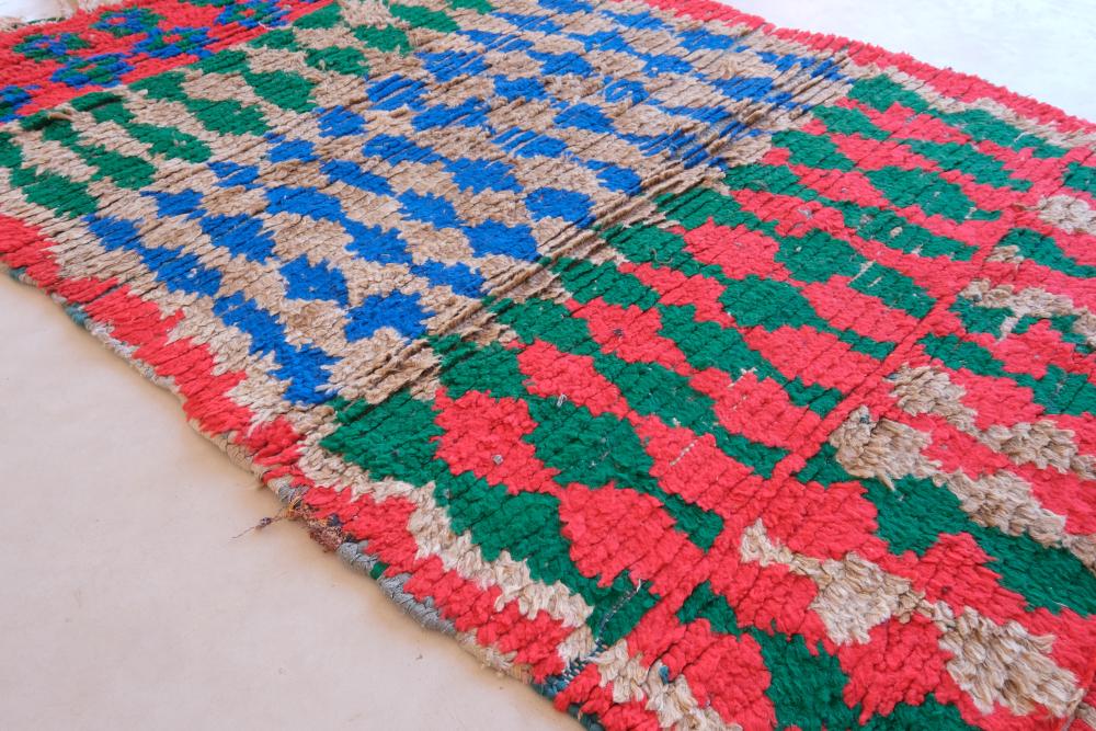 Vintage Beni Ourain 241.00 cm x 99.00 cm